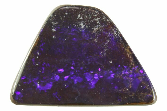 Deep Purple Polished Boulder Opal - Queensland, Australia #381937